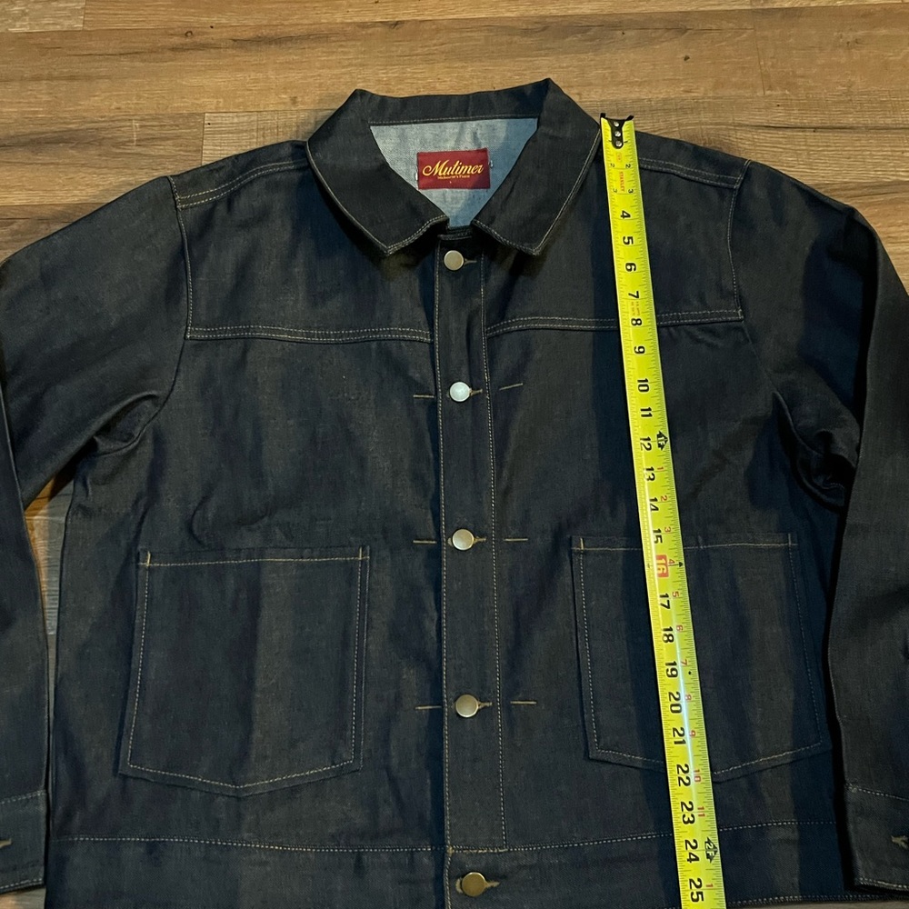 Black Denim Performance Jacket NWT - image 1